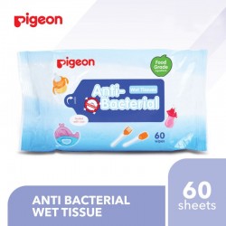 Pigeon Anti Bacterial Wipes Baby Wet Tissue 60...